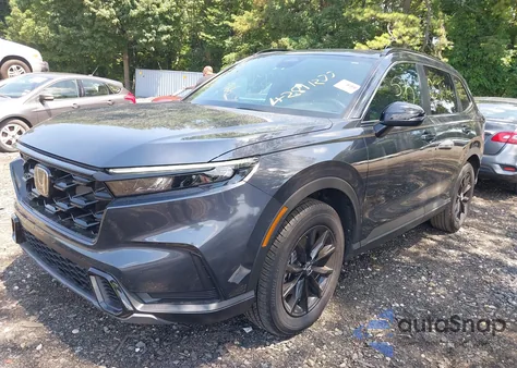 2025 Honda Cr-V Hybrid Sport z USA, uszkodzony, nr VIN 5J6RS6H56SL027302